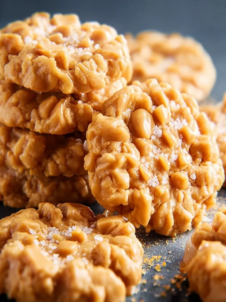 No-Bake Peanut Butter Cookies First Image