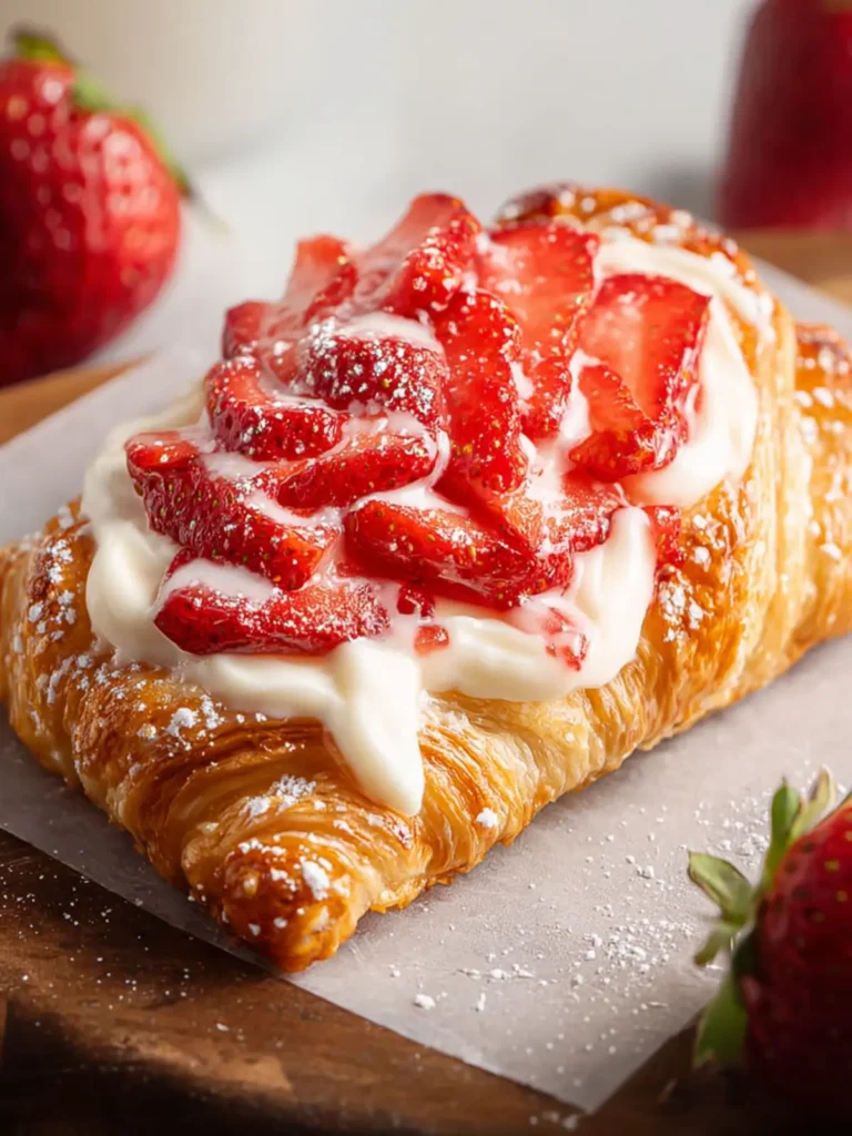 Strawberry Cream Cheese Danish First Image