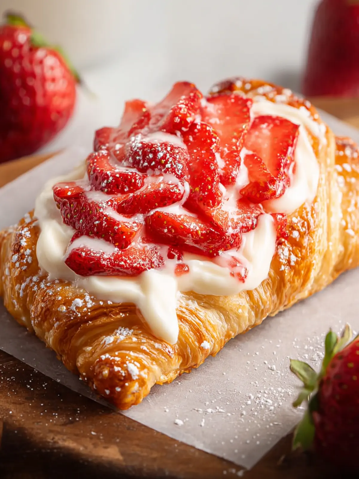 Strawberry Cream Cheese Danish First Image