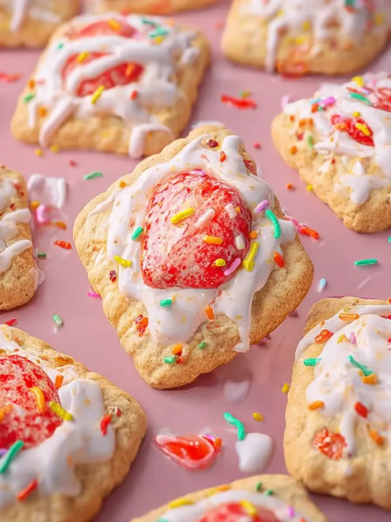 Strawberry Pop Tart Cookies First Image