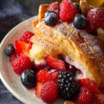 berry croissant breakfast casserole First Image