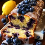 blueberry lemon loaf cake First Image