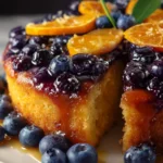blueberry orange upside down cake First Image