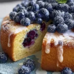 blueberry yogurt cake First Image