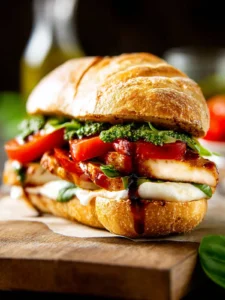 chicken caprese sandwich First Image