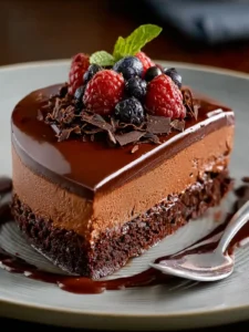 chocolate mousse cake First Image