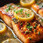 lemon garlic butter salmon First Image