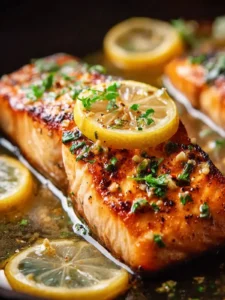 lemon garlic butter salmon First Image
