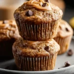 peanut butter banana muffins First Image