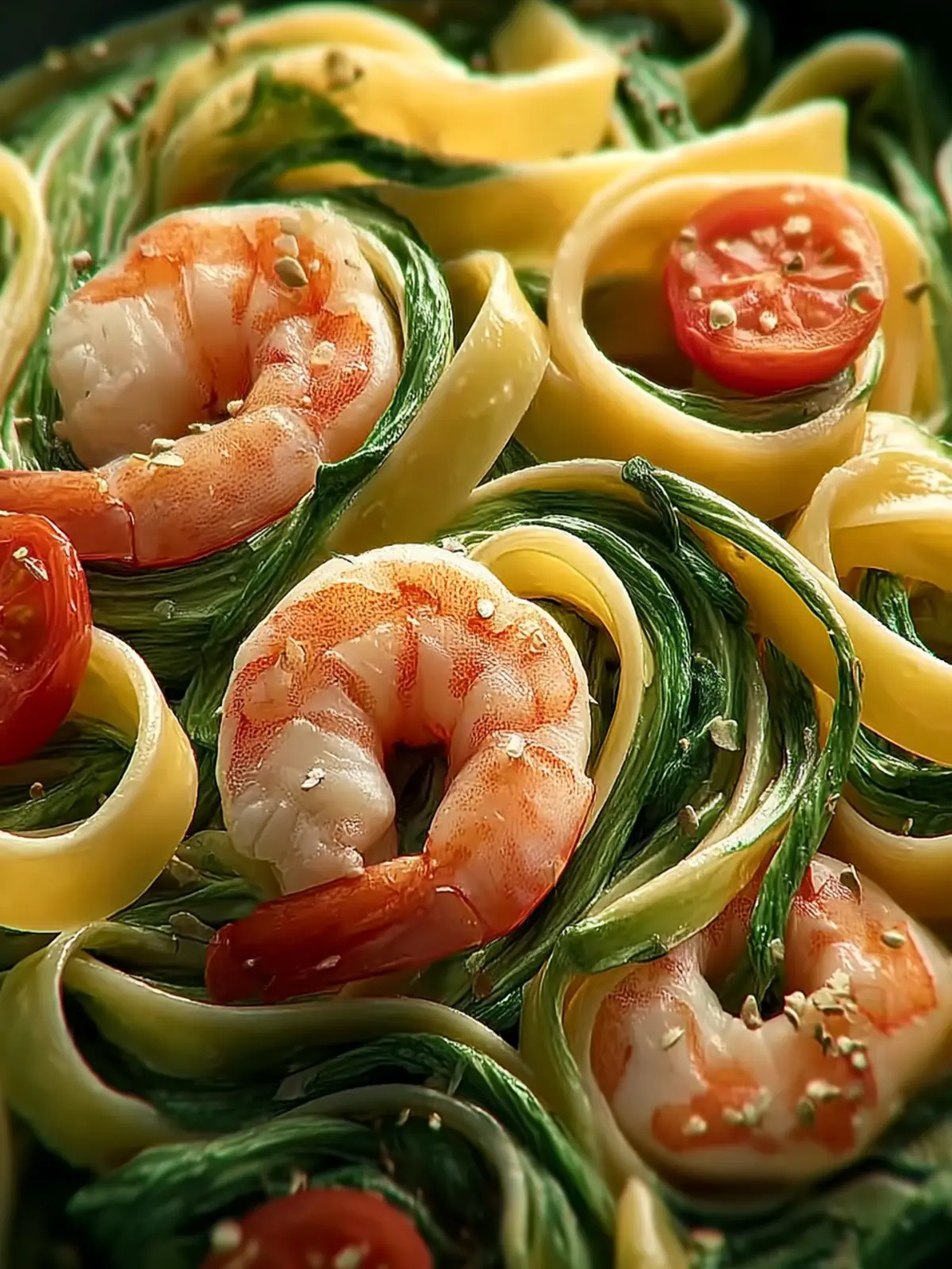 Shrimp Spinach Cream Pasta: Indulgent Flavor in 30 Minutes!