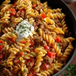 southwest ground beef pasta First Image