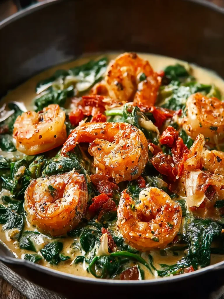 tuscan shrimp spinach First Image